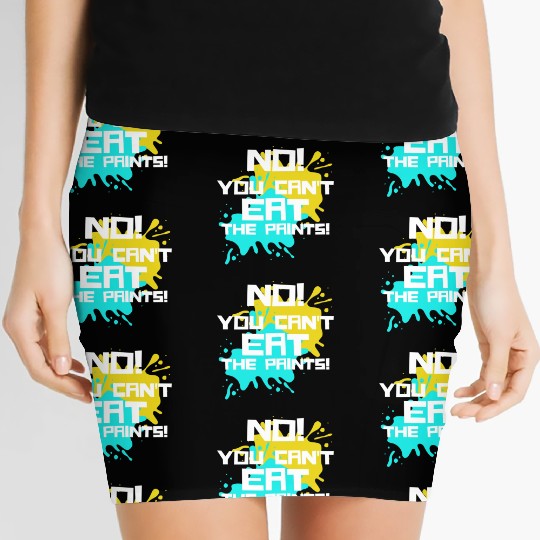 funny art teacher Women's Mini Skirts