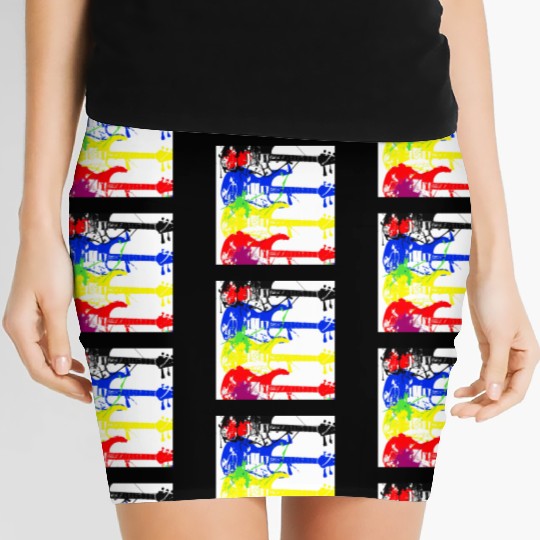 Guitar Guitar Women's Mini Skirts