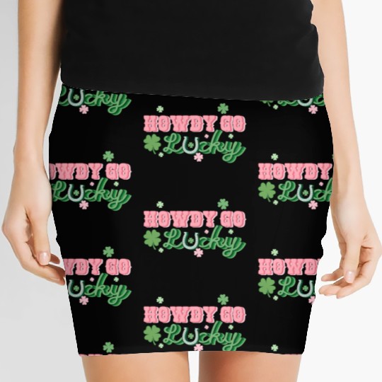 Howdy Lucky Charm Women's Mini Skirts