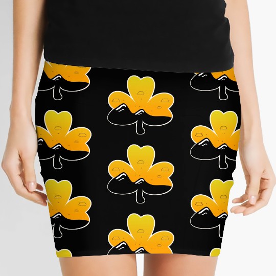 vintage st patrick sunrise Women's Mini Skirts