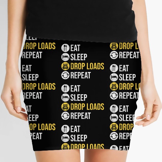 Trucker Accessories for Truck Driver Diesel Lover Women's Mini Skirts