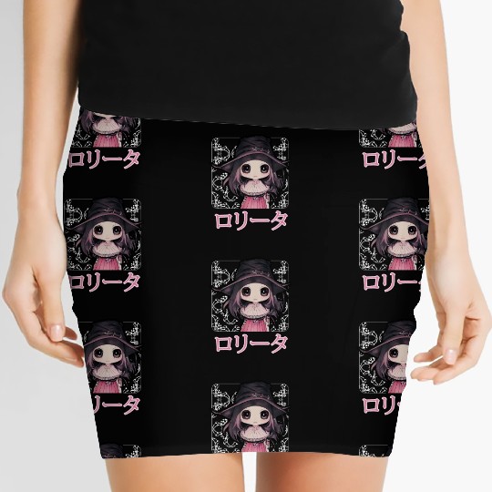 Gothic Lolita Witch Japanese Chibi Anime Pastel Go Women's Mini Skirts
