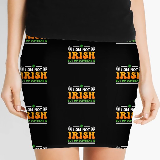 Irish Boyfriend St. Patrick's Day Women Women's Mini Skirts