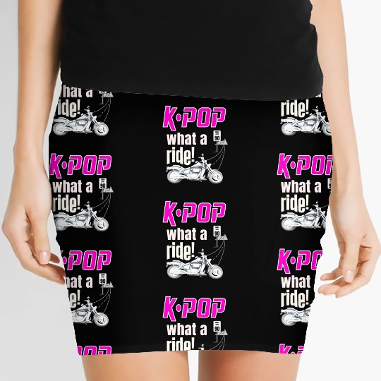 Kpop come along for the ride dark Women's Mini Skirts