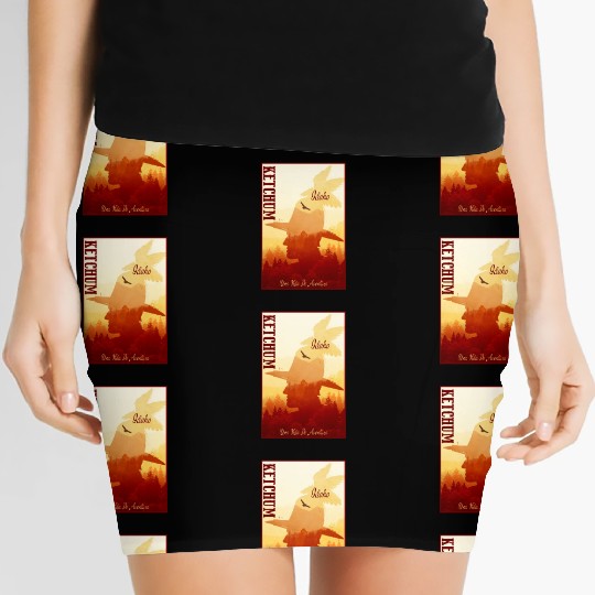 Ketchum Idaho wild west town Women's Mini Skirts