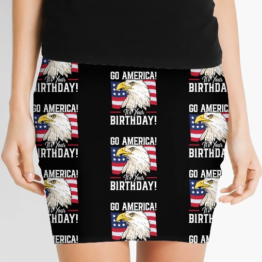 Patriotic America USA Flag 4th Of July American Women's Mini Skirts