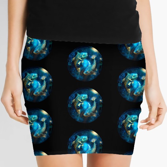 Pisces zodiac sign Women's Mini Skirts