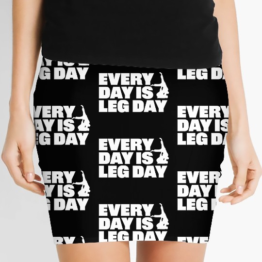 Every Day is Leg Day BJJ Apparel Women's Mini Skirts