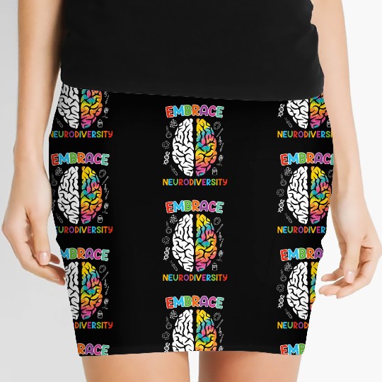 Autism Embrace Neurodiversity Autistics Women's Mini Skirts