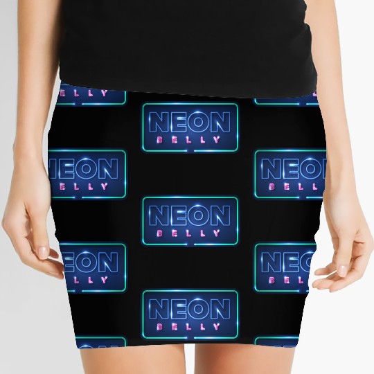 Neon Belly Knee on Belly - BJJ Women's Mini Skirts