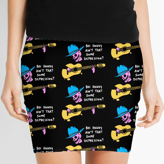Boi Howdy Ain't That Some Depression? Apparel Women's Mini Skirts
