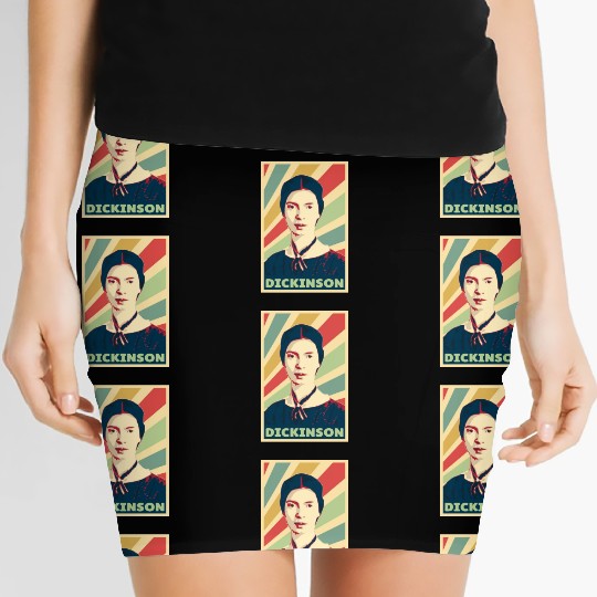 Emily Dickinson Vintage Colors Women's Mini Skirts