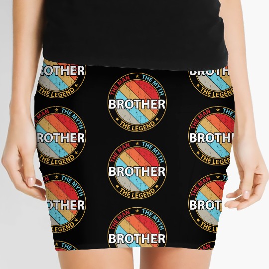 Brother The Man The Myth The Legend Women's Mini Skirts