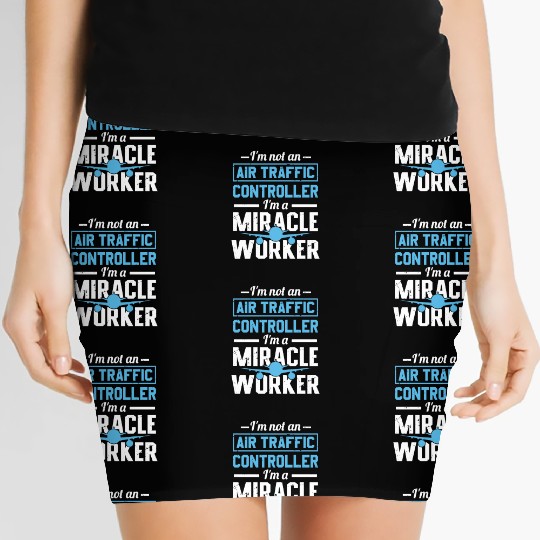 Air Traffic Controller ATC Flight Control Aircraft Women's Mini Skirts