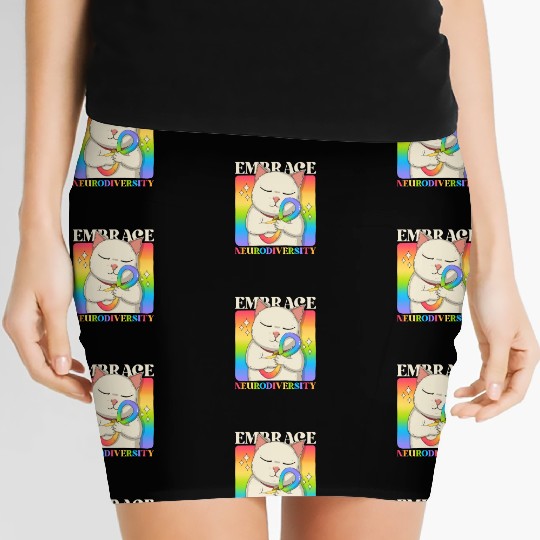 Embrace Neurodiversity Women's Mini Skirts