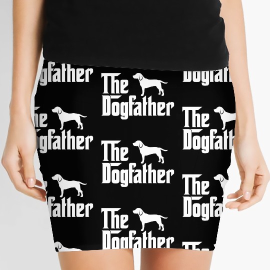 The Dogfather - Funny Beagle Dad Women's Mini Skirts