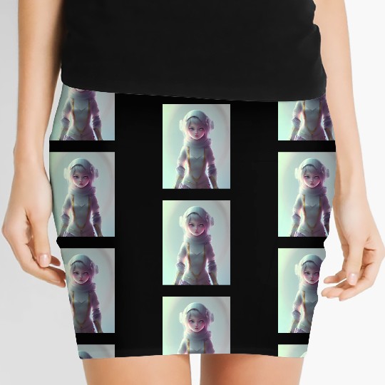 last in the AI TEEN GAMER GIRL Series Women's Mini Skirts