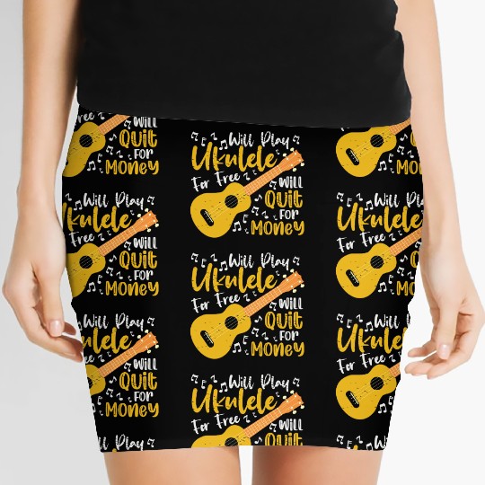 Ukulele Ukelele Hawaiian Guitar Ukuele Hawaii Women's Mini Skirts