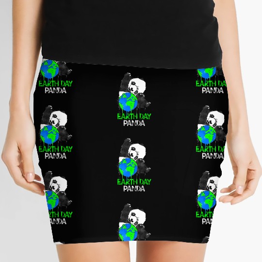 Earth Day Panda Women's Mini Skirts