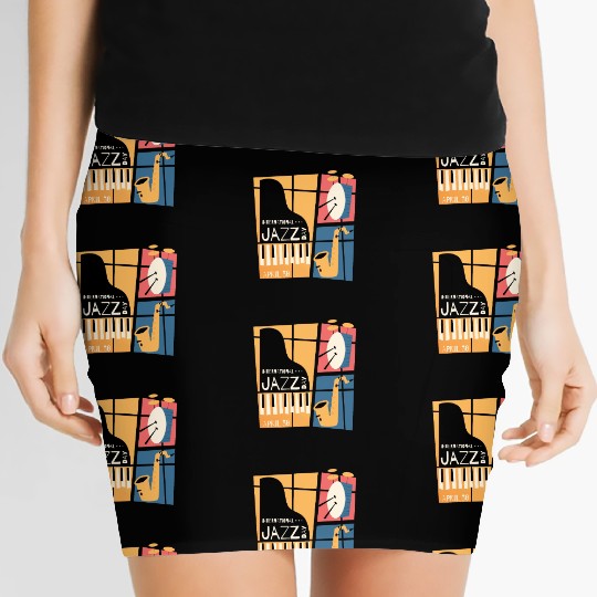 Jazz music improvisation festival Women's Mini Skirts