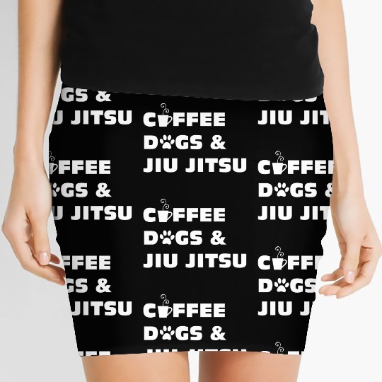 Coffee Dogs & Jiu Jitsu Women's Mini Skirts