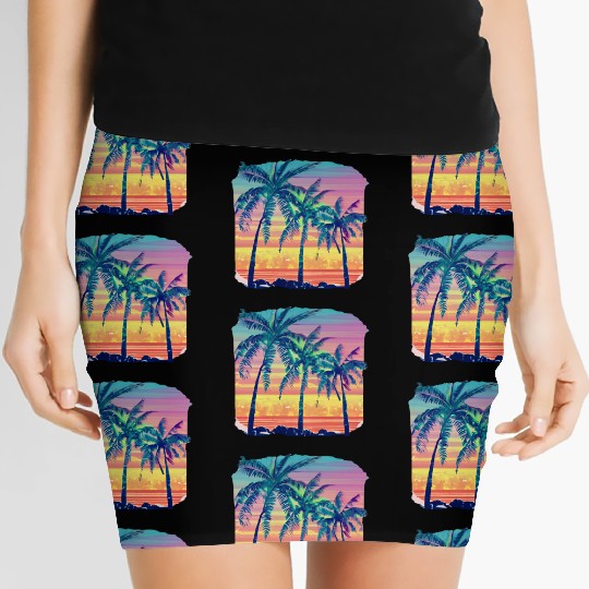 Summer design. Women's Mini Skirts