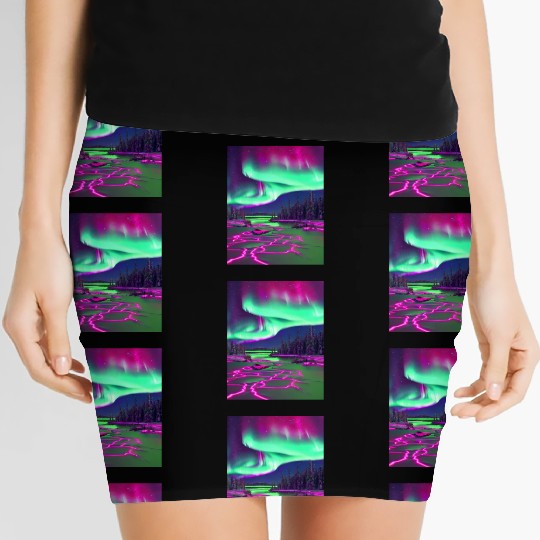 Northern Lights Women's Mini Skirts