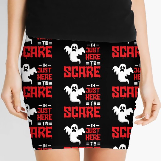 Halloween Paranormal Ghost Hunters Horror Fans Women's Mini Skirts