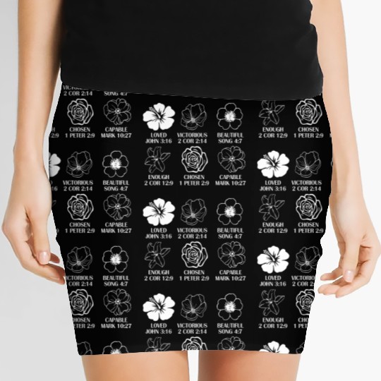 Loved John 3:16 Victorious 2 Cor 2:14 Women's Mini Skirts