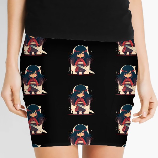 Girl Samurai Women's Mini Skirts