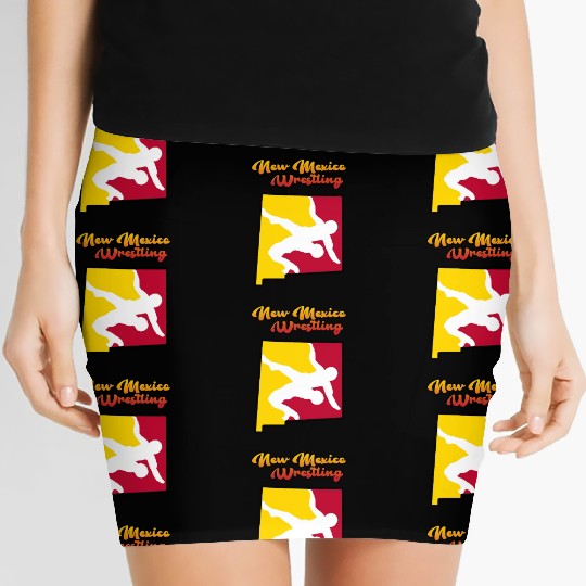 New Mexico Wrestling Women's Mini Skirts