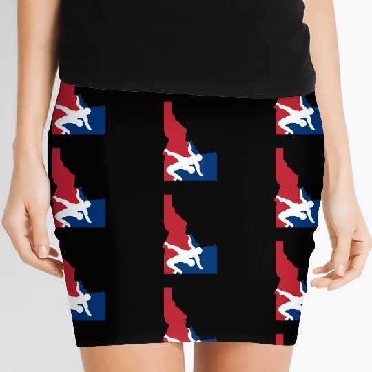 Idaho Wrestling (USA Colors) Women's Mini Skirts