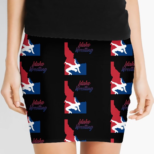 Idaho Wrestling (USA Colors) Women's Mini Skirts
