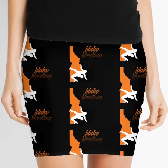 Idaho Wrestling (State Colors) Women's Mini Skirts