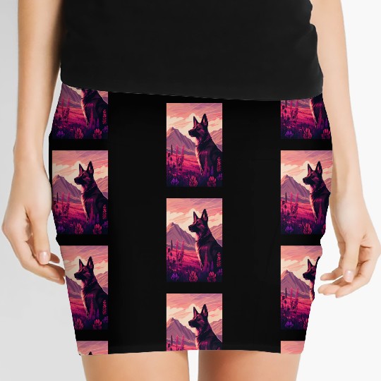 Belgian Malinois Nature Women's Mini Skirts