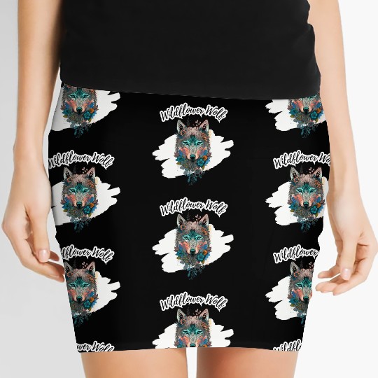 Wildflower Wolf Women's Mini Skirts