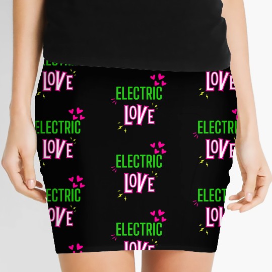 Electric Love in Neon Colors: Romance and Fun! Women's Mini Skirts