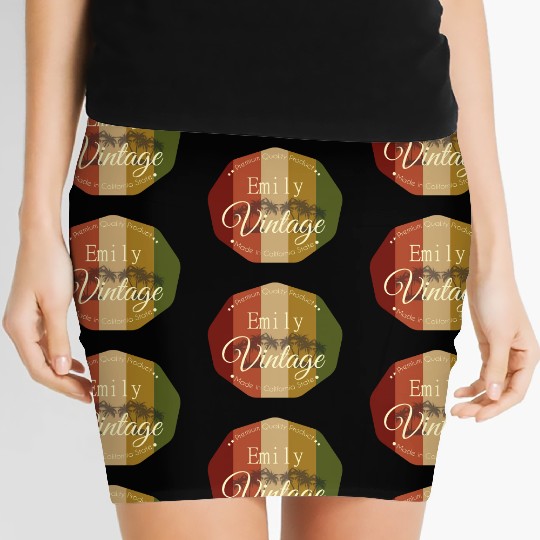Emily Vintage Design Women's Mini Skirts