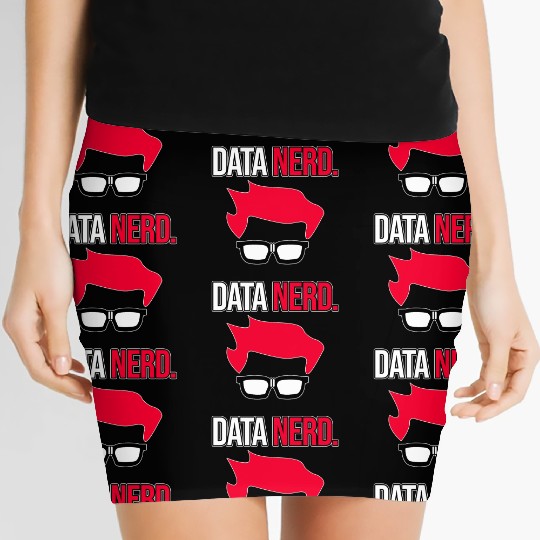 Data Nerd Data Scientist Science Lover Analyst Women's Mini Skirts