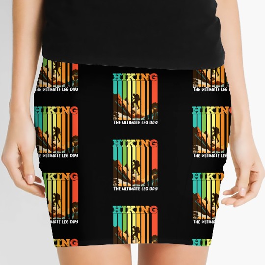 Hiking the ultimate Leg Day Mountain lover Women's Mini Skirts