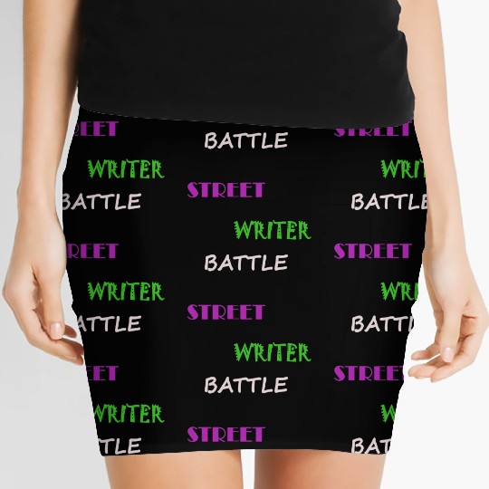 BATTLE STREET WRITER Women's Mini Skirts