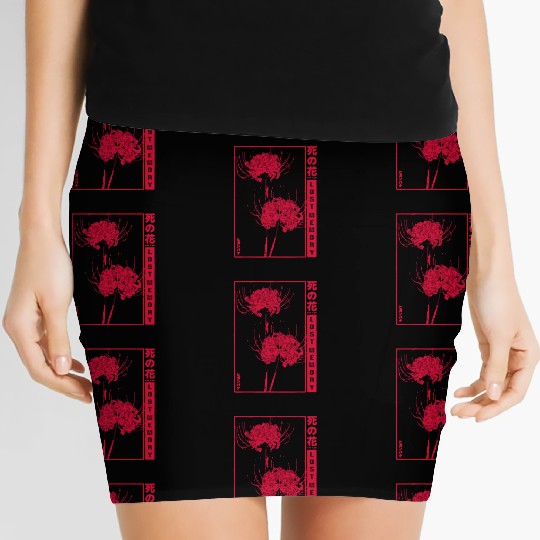 Lost Memory - red spider lily Women's Mini Skirts