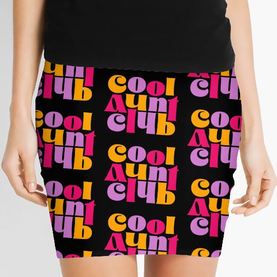 Cool Aunt Club Women's Mini Skirts
