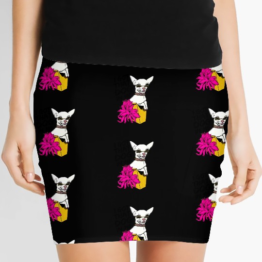 I GOT THAT DOG In me Women's Mini Skirts