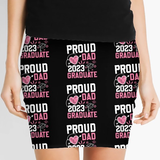 Proud dad 2023 graduate Women's Mini Skirts