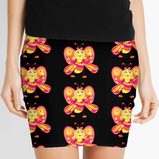 Bubbly Butterfly Women's Mini Skirts