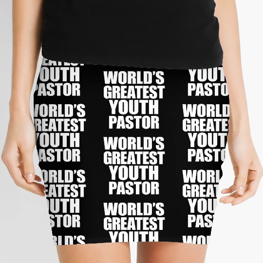 World s Greatest Youth Pastor Women's Mini Skirts