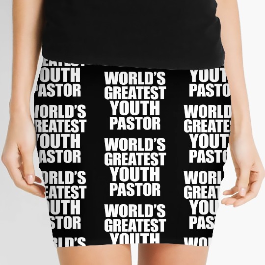 World s Greatest Youth Pastor Women's Mini Skirts