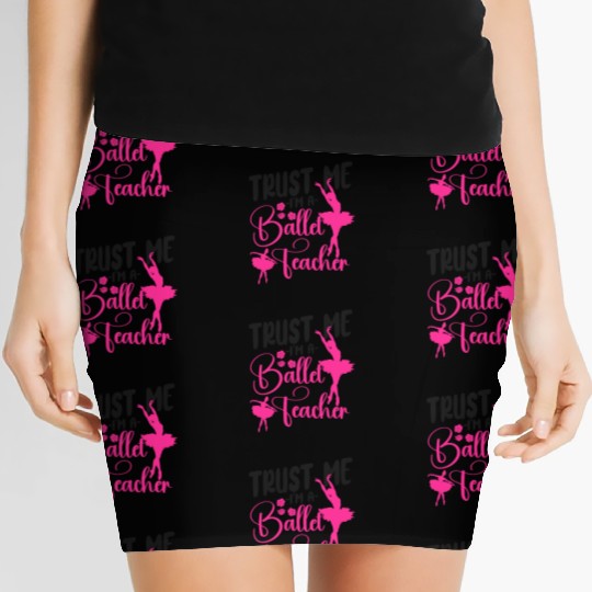 Ballet Dancer Dance Girl Ballerina Women's Mini Skirts