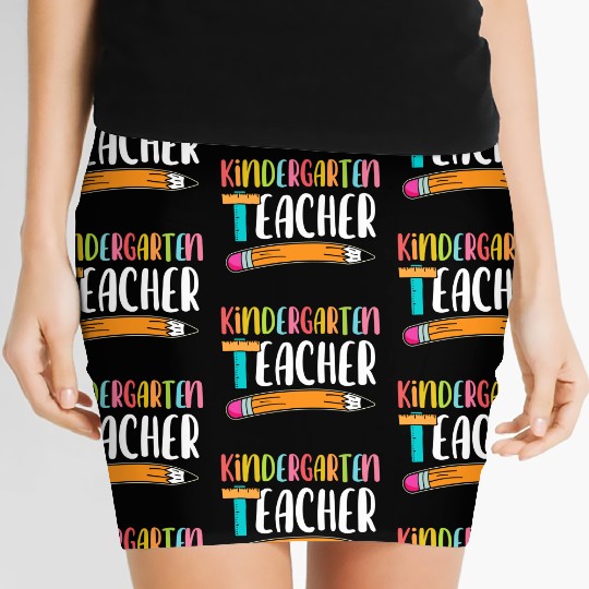 Back To School Kindergarten Teacher Women's Mini Skirts